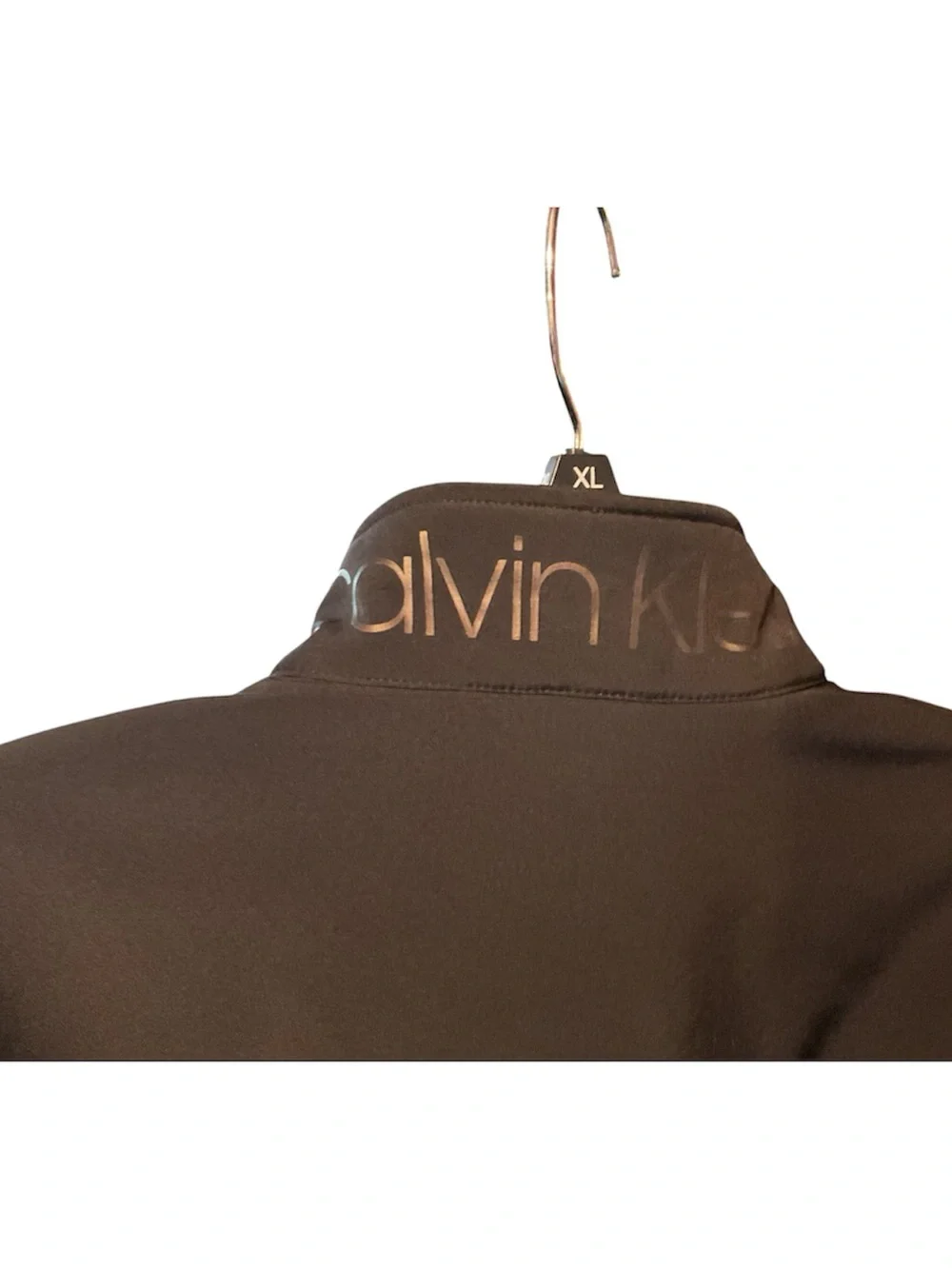 Men’s Black Calvin Klein Water-Resistant Softshell Jacket